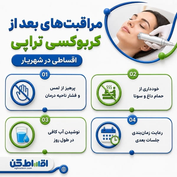 کربوکسی تراپی اقساطی برای چه نواحی انجام میشود؟