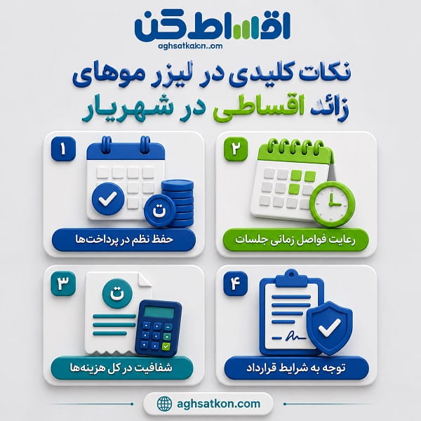 پرداخت اقساطی لیزر موهای زائد چگونه انجام میشود؟